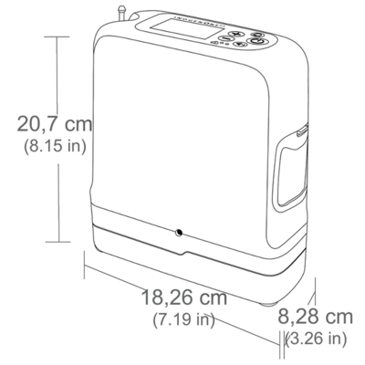 Inogen One G5 System Oxygen Concentrator - 16 Cell Battery
