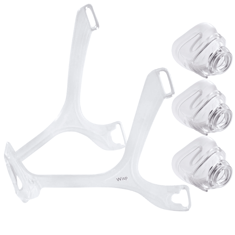 Philips Respironics Wisp Nasal Clear Silicone Mask FitPack