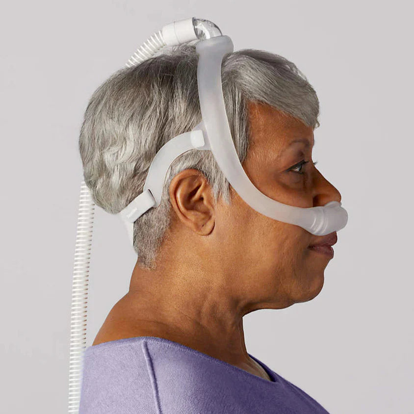 wearing-the-dreamwear-nasal-pillows-cpap-mask