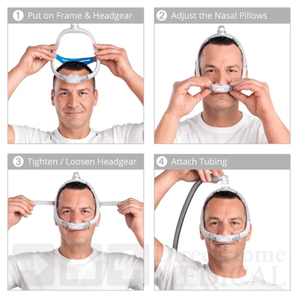 ResMed AirFit P30i Nasal Pillows CPAP Mask Fit Pack - Image 5